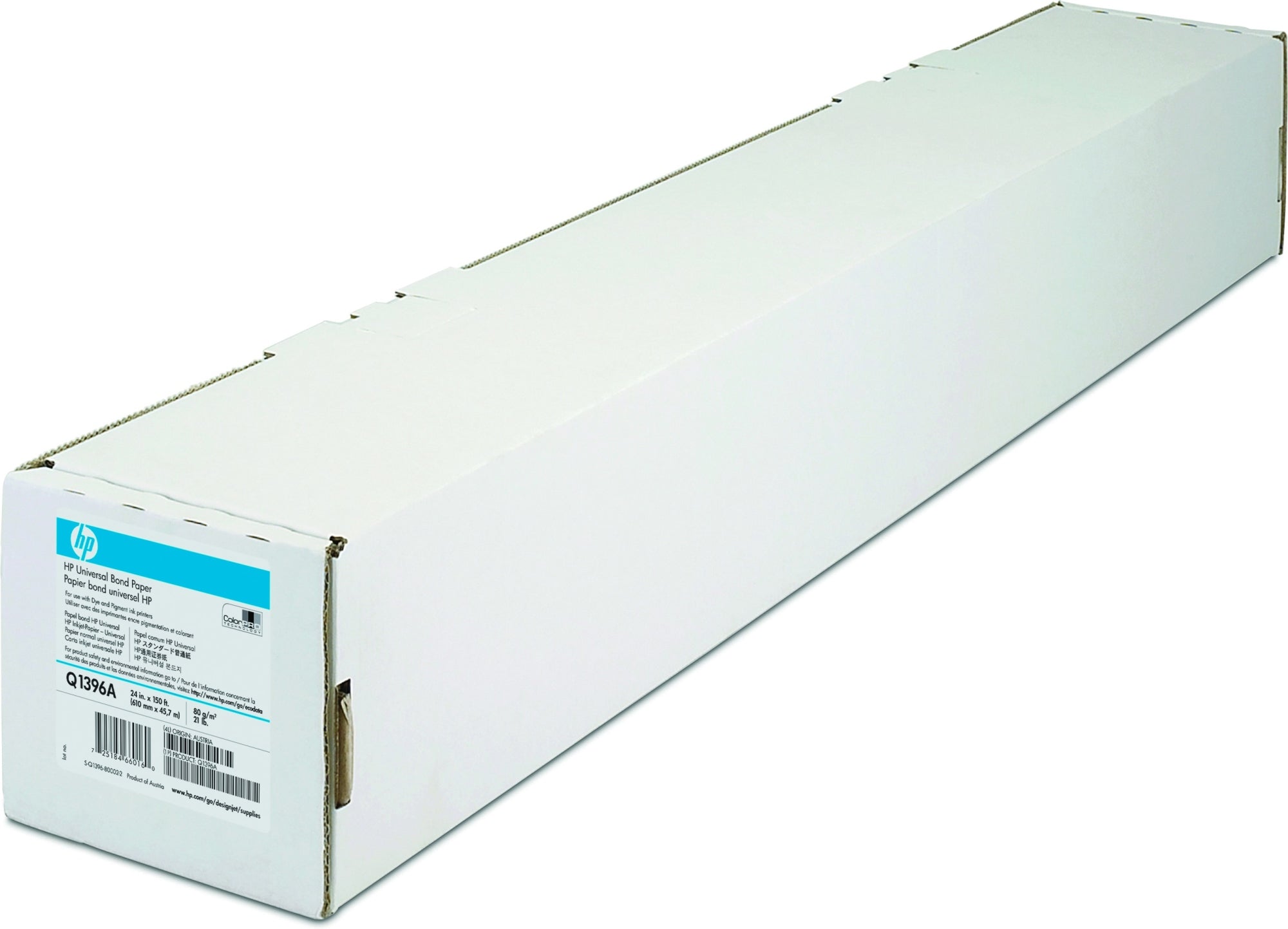 Universal Bond Paper-610 mm x 45.7 m (24 in x 150 ft) papel para impresora de inyección de tinta Mate