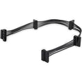 Cable Adaptador Bifurcador Divisor Splitter de Alimentación SATA de 40cm - 4x Receptáculos Hembra SATA