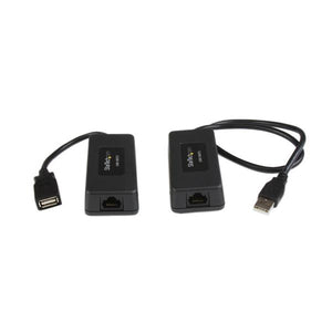 Extensor 1 puerto USB 1.1 por cable Ethernet Cat5 Cat6 UTP RJ45 40m de alcance rango