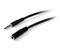 Cable de 1m de Extensión Alargador de Auriculares Headset Mini-Jack 3,5mm 4 pines Macho a Hembra