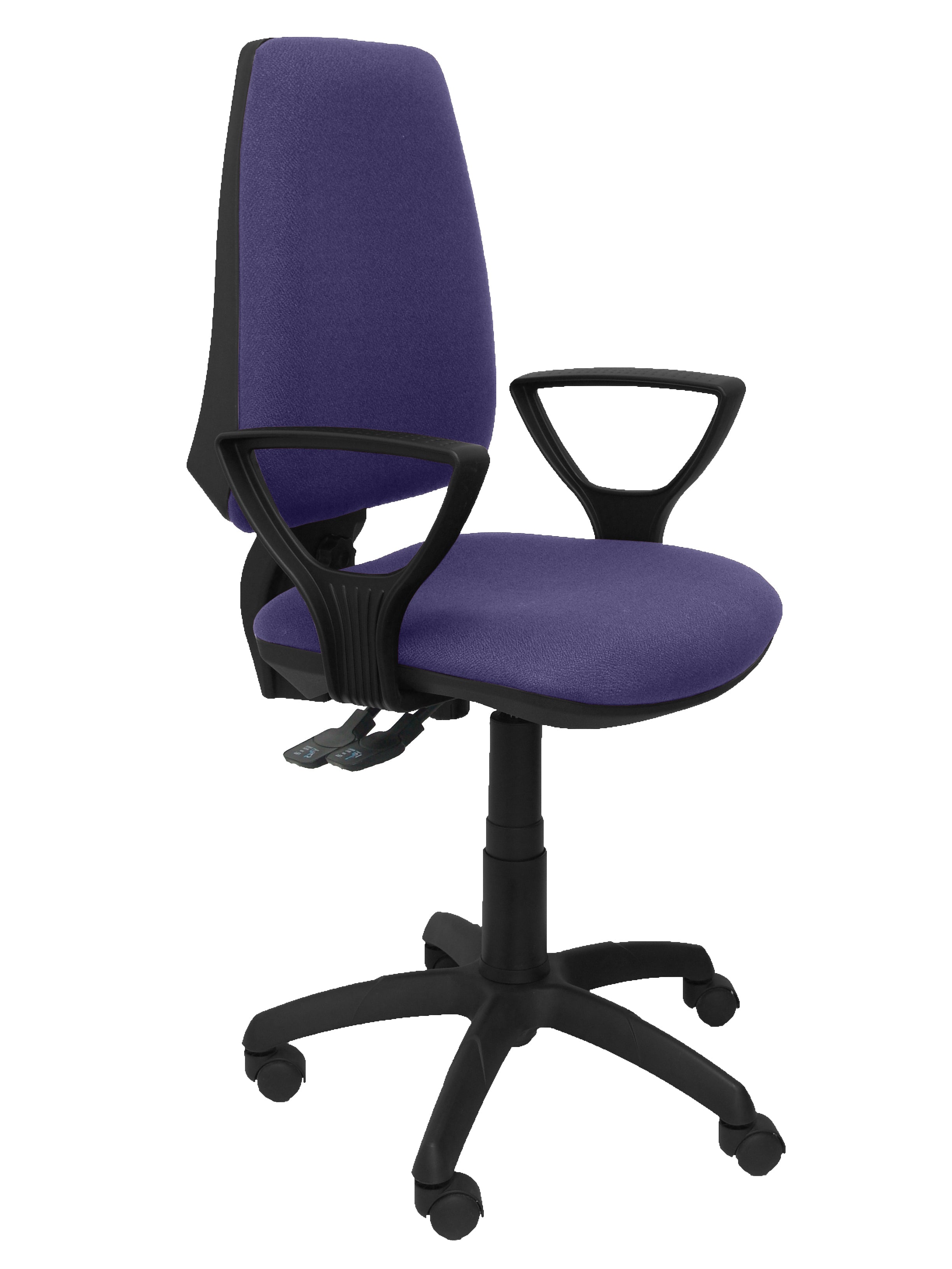 Silla Elche S bali azul claro brazos fijos