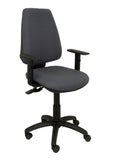 Silla Elche S brazos regulables bali color gris oscuro