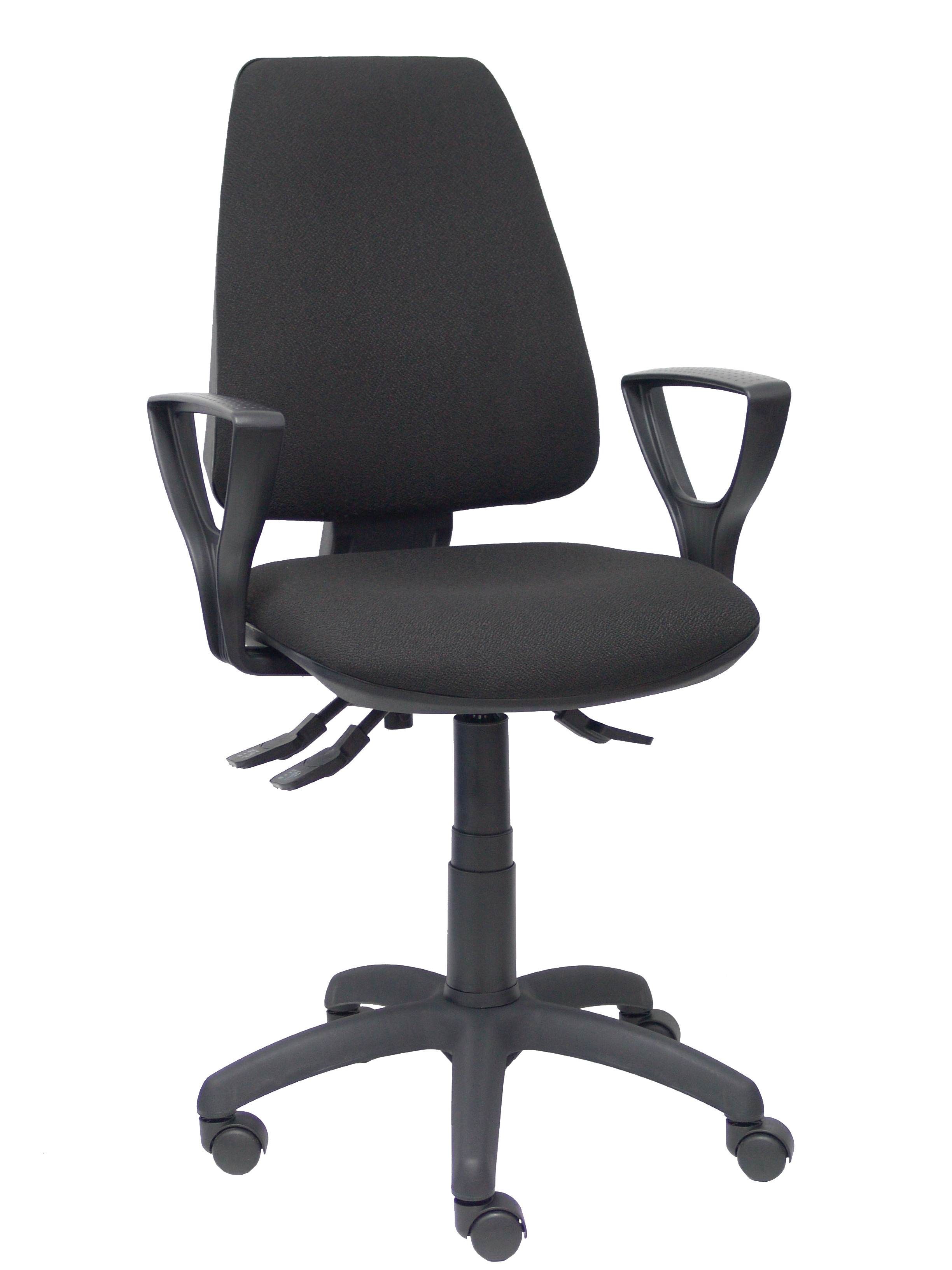 Silla Elche sincro bali negro brazos fijos