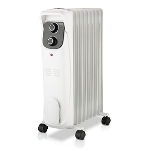 OH-009.006A calefactor eléctrico Interior Negro, Blanco 2000 W Radiador de aceite eléctrico