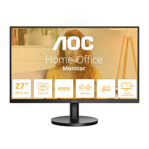 B3 U27B3A pantalla para PC 68,6 cm (27") 3840 x 2160 Pixeles 4K Ultra HD LCD Negro