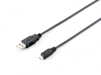 128594 Cable USB 2.0 tipo A macho a micro-B macho, 1,0 m