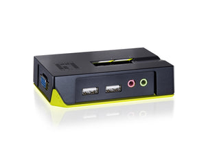 Switch KVM de 2 puertos USB con audio