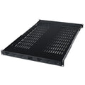 Estante Ajustable 1U Ventilado para Rack de Servidores - 79,3kg - Bandeja Universal de 19 Pulgadas Ajustable de 49,5 a 96,5cm - para Equipos de Red y AV - 27,5" ( 69,8cm) de Profundidad