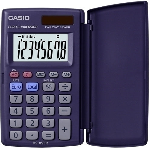 CALCULADORA BOLS.CASIO  8 DIG. HS-8VER