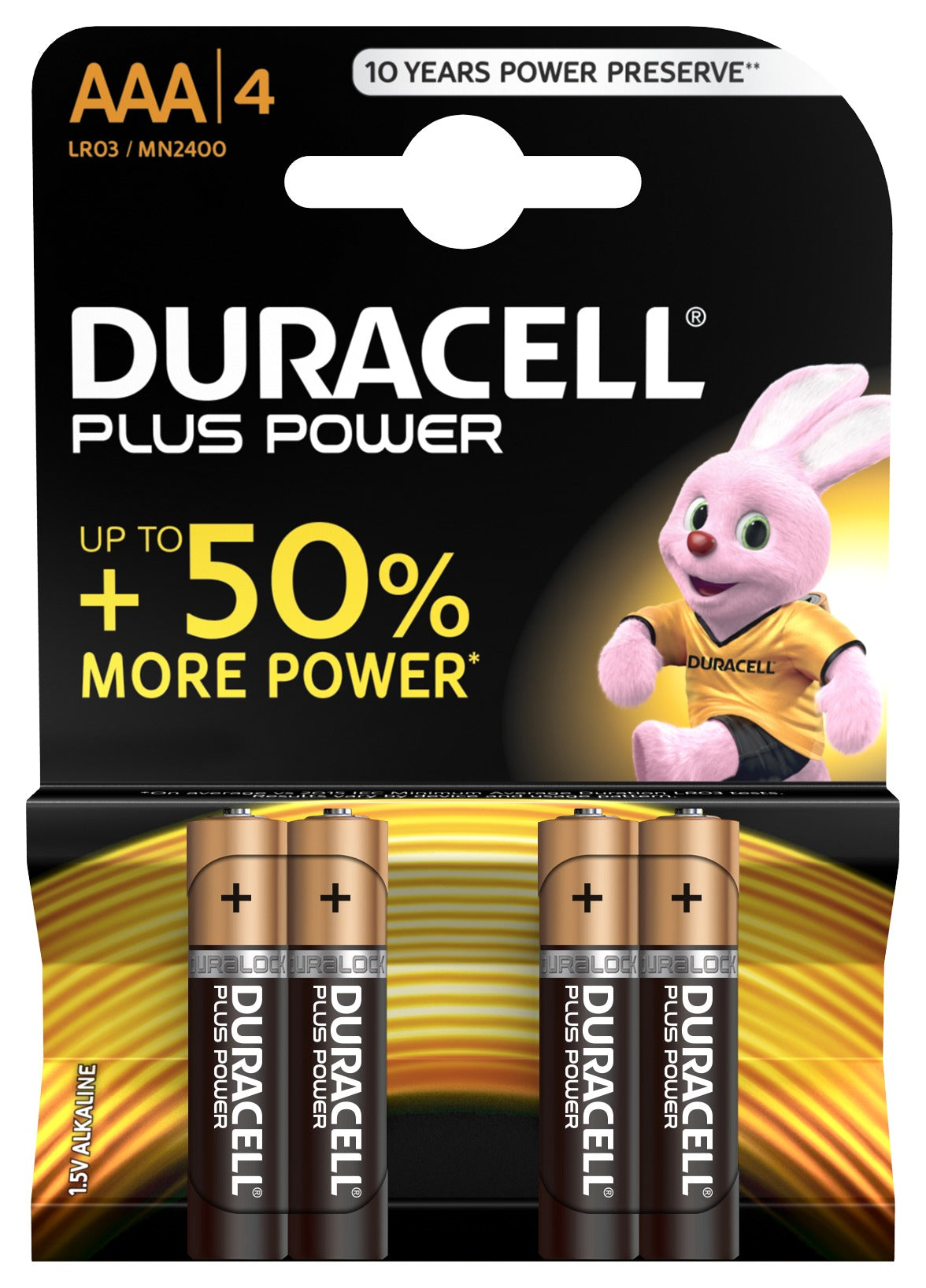 Plus Power Batería de un solo uso AAA Alcalino