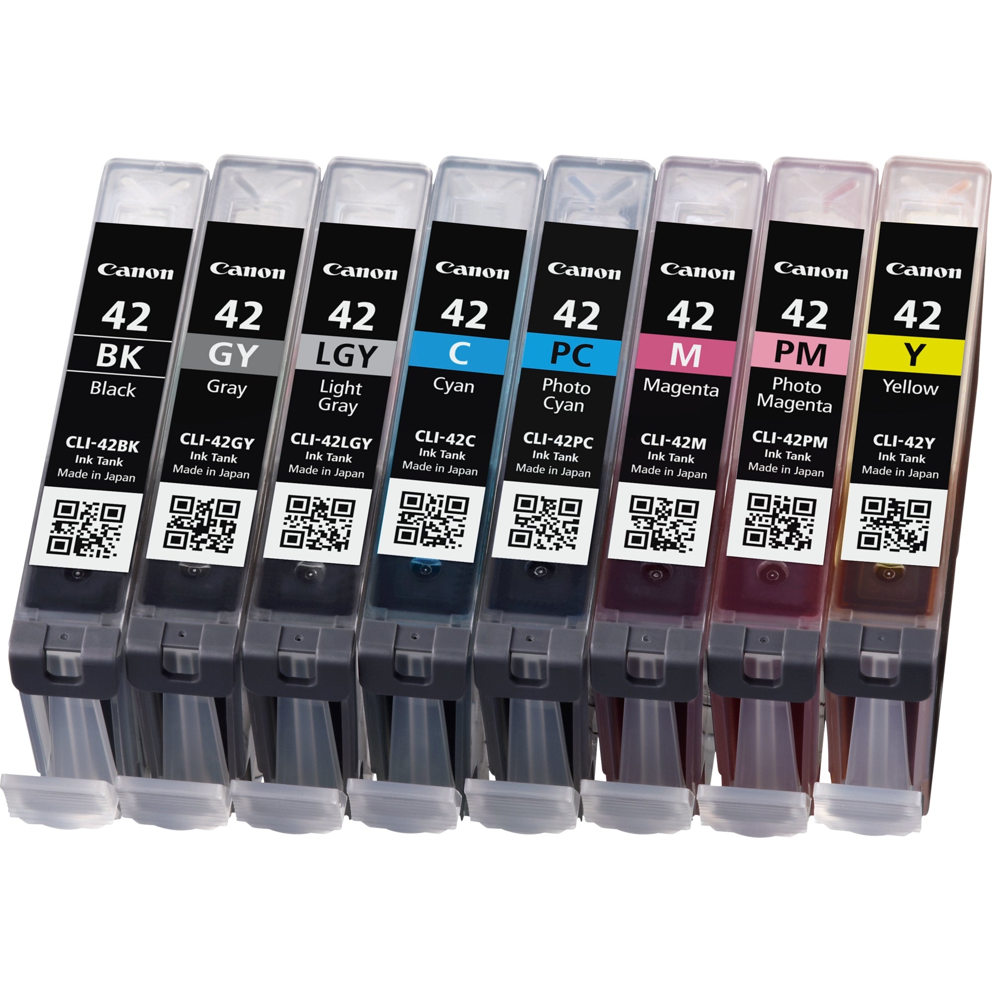 6384B010 cartucho de tinta 8 pieza(s) Original Rendimiento estándar Negro, Cian, Gris, Gris claro, Magenta, Fotos cian, Foto magenta, Amarillo