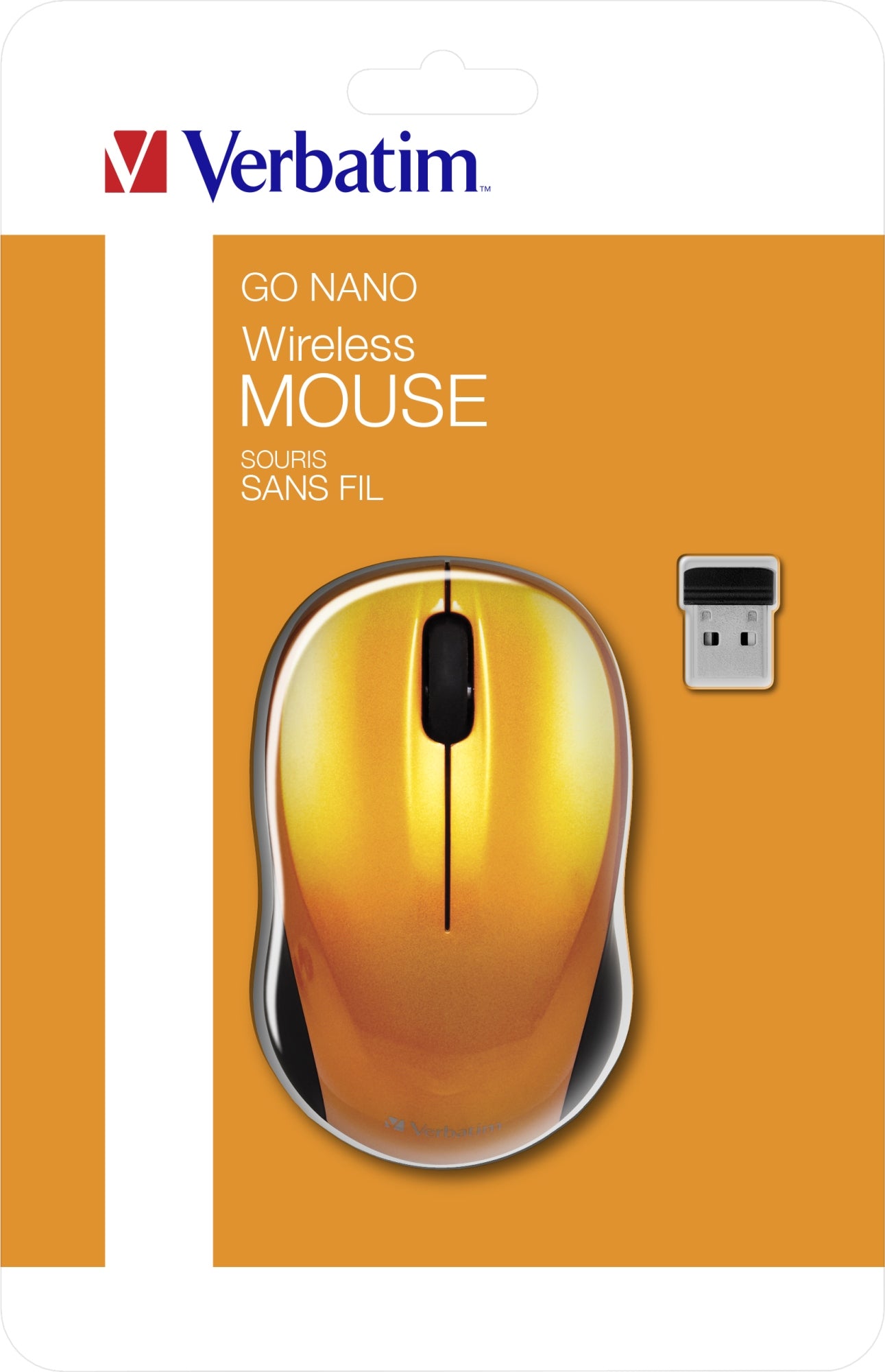 Go Nano ratón Ambidextro RF inalámbrico 1600 DPI