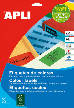 12993 etiqueta de impresora Rojo Etiqueta para impresora autoadhesiva