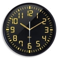 RELOJ PARED CEP ANALOGICO 30 CM NEGRO