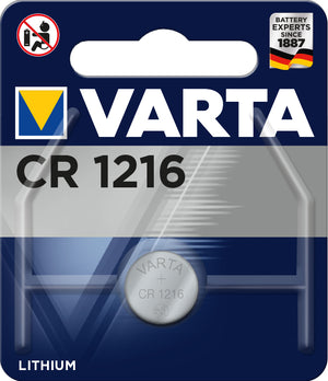 CR1216 Batería de un solo uso Litio