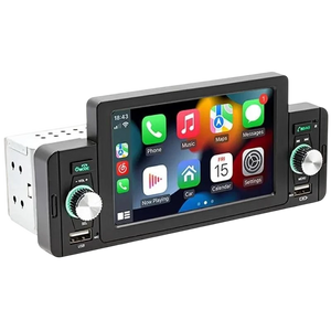 SWM 160C 5 pulgadas Bluetooth/Carplay/USB Negro 1 DIN