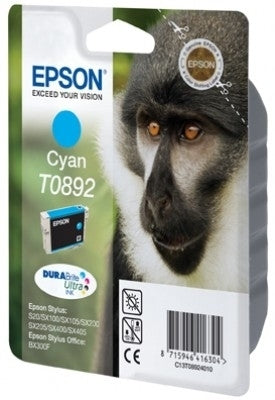 Monkey Singlepack Cyan T0892 DURABrite Ultra Ink
