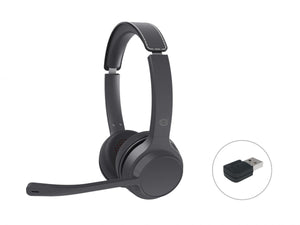 POLONA04BA auricular y casco Auriculares Inalámbrico y alámbrico Diadema Llamadas/Música USB Tipo C Bluetooth Negro