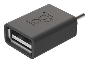 956-000005 cambiador de género para cable USB C USB A Grafito