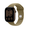 Apple Watch Series 12/ GPS/ Cellular/ 46mm/ Bronce Oscuro/ Correa Deportiva Verde Oliva (M/L)