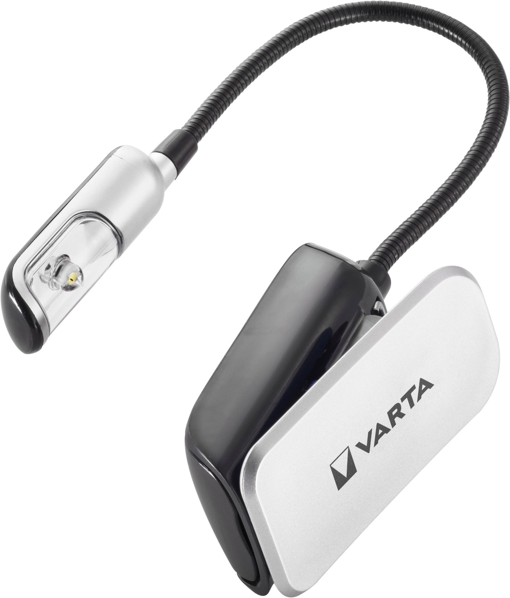 16618 Negro, Plata Linterna de clip LED