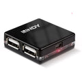 42742 hub de interfaz 480 Mbit/s Negro