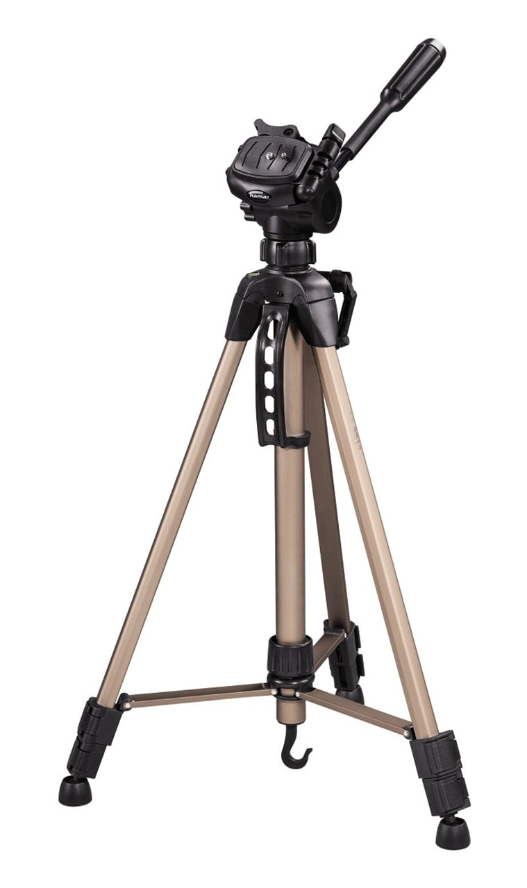 Trípode para cámara, con altura regulable, trípode fotográfico, con bolsa de transporte incluída, altura 60-153cm, color bronce/negro.