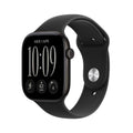 Apple Watch Series 12/ GPS/ Cellular/ 46mm/ Negro/ Correa Deportiva Negra (M/L)