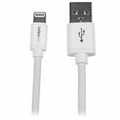 Cable Lightning a USB de 2m - Cable Largo para iPhone / iPad / iPod - Cable de Carga Rápida - Certificación MFi de Apple - Blanco