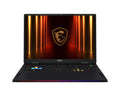 Raider 18 HX AI A2XWJG-459ES Intel Core Ultra 9 285HX Portátil 45,7 cm (18") UHD+ 64 GB DDR5-SDRAM 2 TB SSD NVIDIA GeForce RTX 5090 Wi-Fi 7 (802.11be) Windows 11 Home Negro