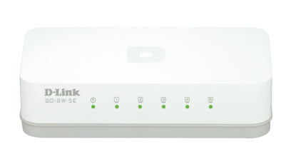 GO-SW-5E switch No administrado Fast Ethernet (10/100) Blanco
