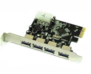 APPPCIE4P tarjeta y adaptador de interfaz Interno USB 3.2 Gen 1 (3.1 Gen 1)