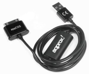 appC05 cable de teléfono móvil Negro 1 m USB A Samsung 30-pin
