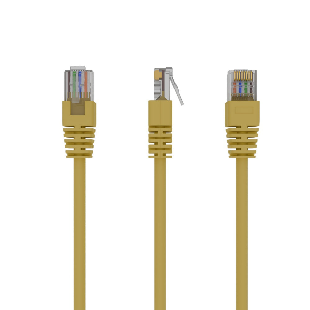PP12-1M/Y cable de red Amarillo Cat5e U/UTP (UTP)