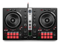 INPULSE 300 MK2 Controladora con opción de realizar scratch utilizando discos de vinilo Negro, Rojo