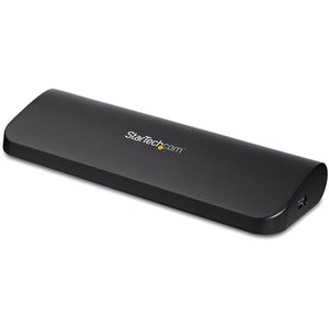 Docking Station USB 3.0 de 2 Monitores para Portátil - HDMI/DVI/VGA - Hub Ladrón 3x USB-A - GbE - Audio - Replicador de Puertos Universal USB-A - Win/macOS/ChromeOS - TAA
