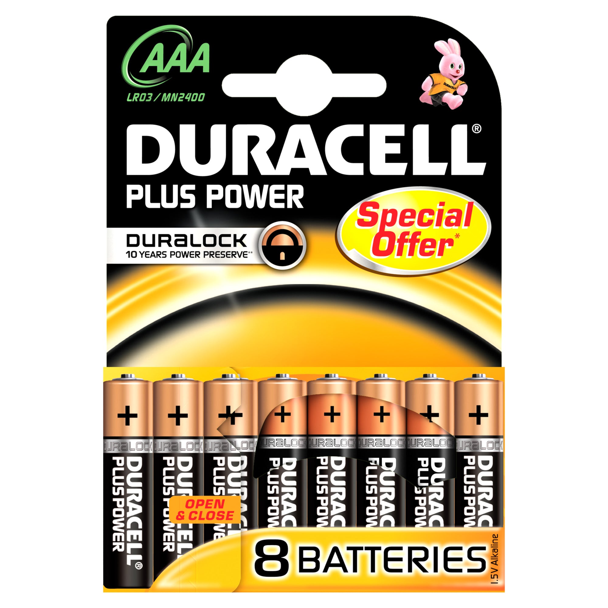 Plus Power Batería de un solo uso AAA Alcalino