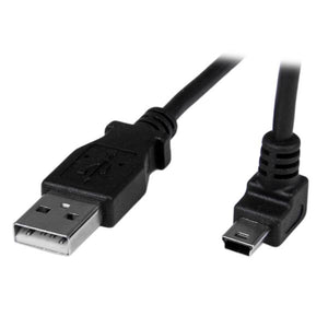 Cable Adaptador 1m USB A Macho a Mini USB B Macho Acodado en Ángulo hacia Arriba