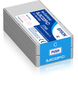 SJIC22P(C): Ink cartridge for ColorWorks C3500 (Cyan)