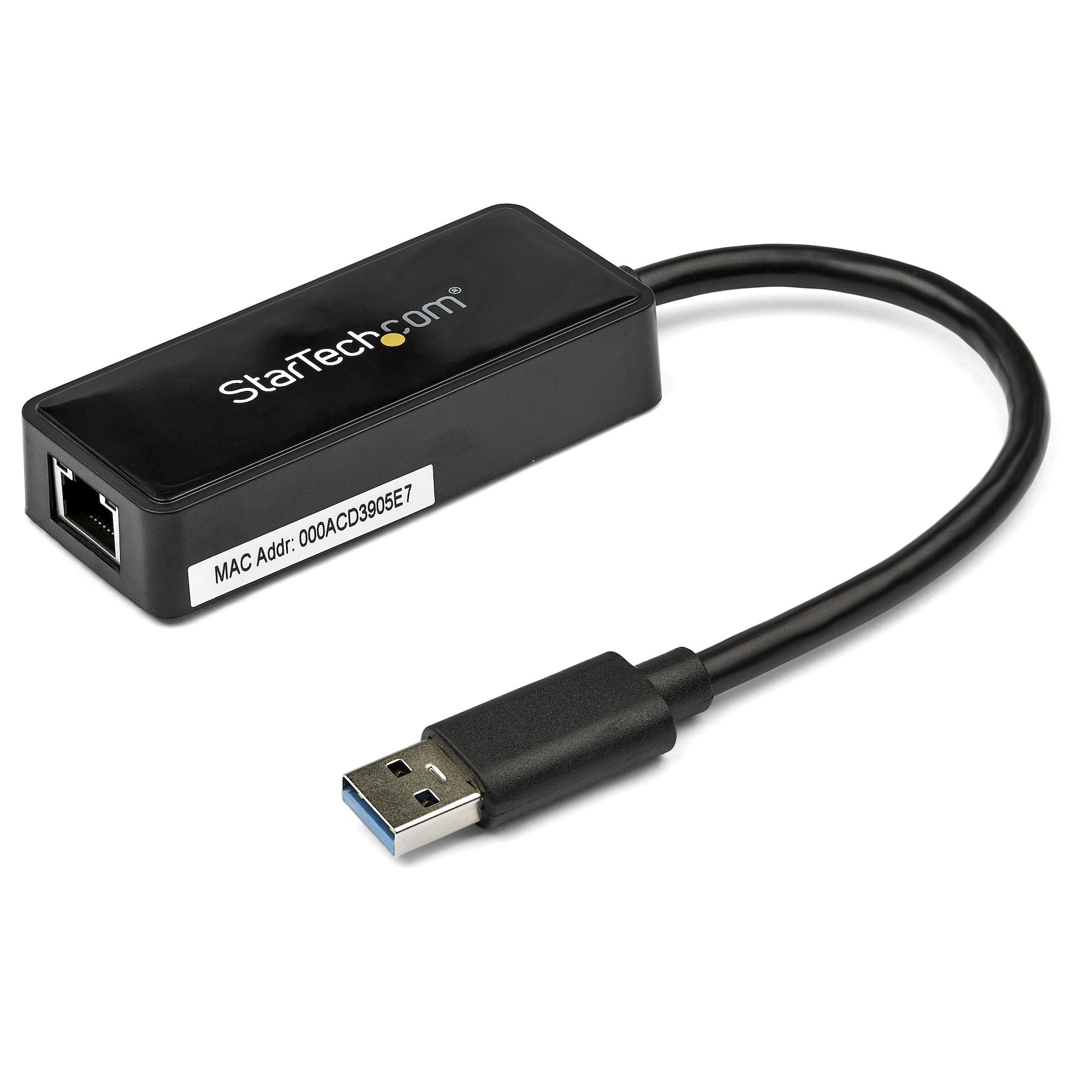 Adaptador de Red Ethernet USB 3.0 - Adaptador NIC con Soporte para USB - USB a RJ45 - con Puerto USB de Paso