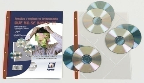 FUNDA CD/DVD IBERP. A4 4T.RFZ.6 DPT P/5