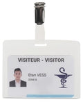 KIT DE 50 IDENTIFICADORES CON PINZA EN PP 95X75MM INCLUYE TARJETAS TARIFOLD 11203