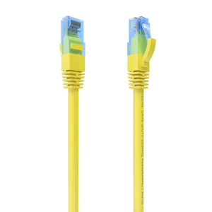 Cable De Red Latiguillo RJ45 Cat.6 UTP AWG26 CCA, Amarillo, 4.0 m