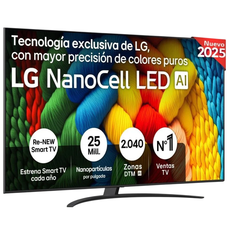 LG 86NANO81A6A 86" NanoCell 4K Ultra HD Smart TV Negro