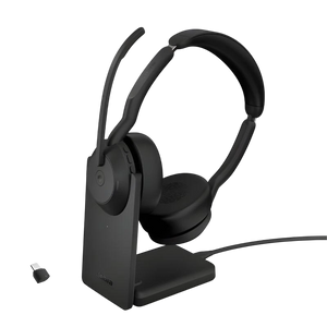 Jabra Evolve2 55 MS Stereo con Soporte de carga
