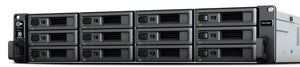 RackStation RS2423+ servidor de almacenamiento NAS Bastidor (2U) Ryzen Embedded V1780B 8 GB DDR4 0 TB DiskStation Manager Negro, Gris
