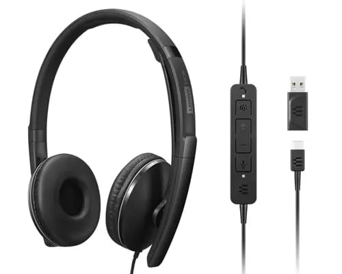 4XD1M45627 auricular y casco Auriculares Alámbrico Diadema USB Tipo C Negro