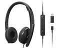 4XD1M45627 auricular y casco Auriculares Alámbrico Diadema USB Tipo C Negro