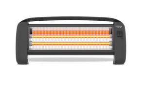 PR-2 SLIM Negro 1200 W Calefactor eléctrico de cuarzo