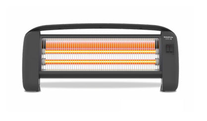 PR-2 SLIM Negro 1200 W Calefactor eléctrico de cuarzo